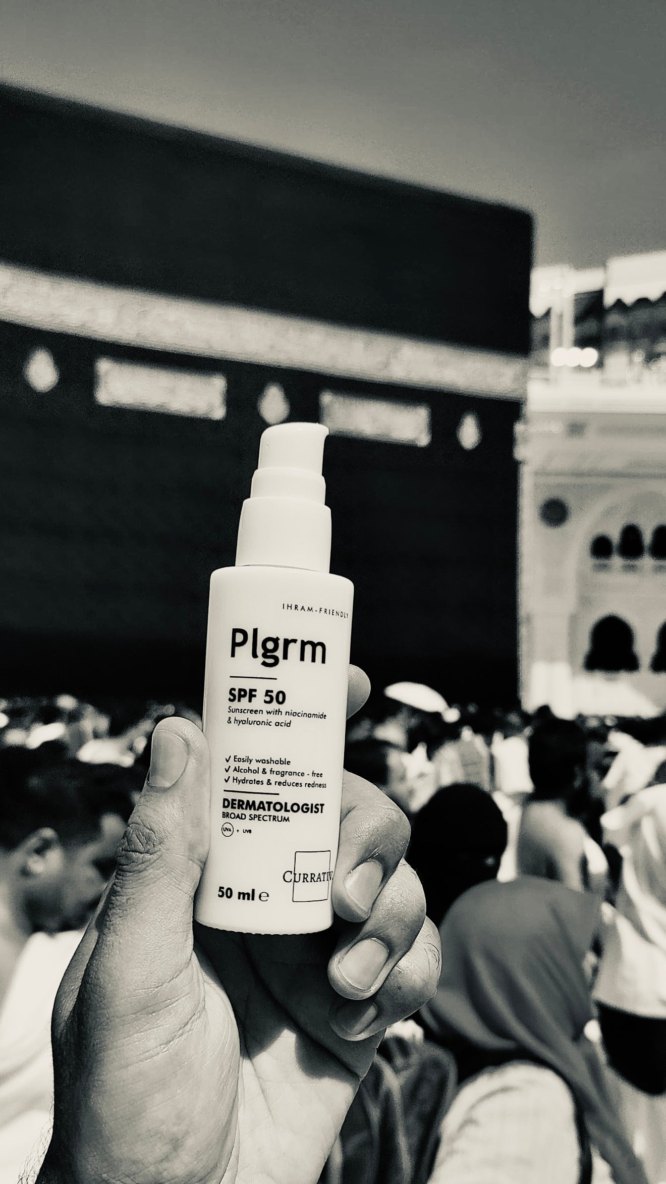 Plgrm | Dermatologist SPF 50 | Ihram-friendly (50 mls)