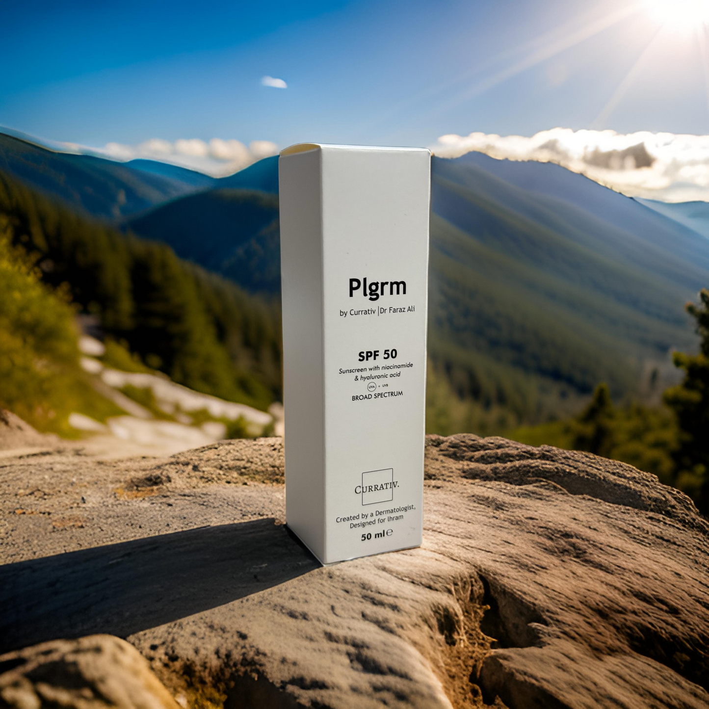 Plgrm | Dermatologist SPF 50 | Ihram-friendly (50 mls)