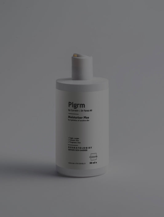 Plgrm | Dermatologist Moisturiser Plus (50 mls) | Ihram-friendly (Coming Soon)