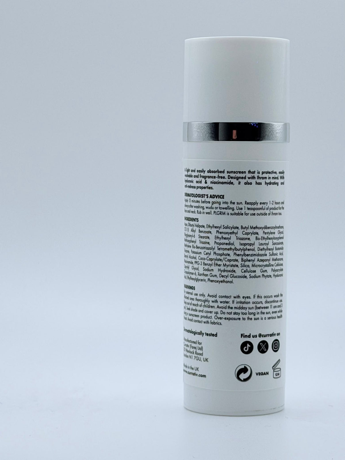 1 x Ihram-friendly SPF 50
